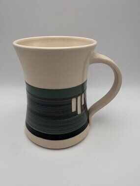 Faber Quebec Canadian Studio Pottery Signed Handmade Stoneware Mug (SKU: 002MG)